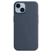 Чехол Apple iPhone 14 Silicone Case, Storm blue, темно-синий