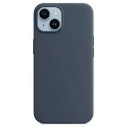 Чехол Apple iPhone 14 Silicone Case, Storm blue, темно-синий