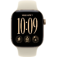 Умные часы Apple Watch Series 12 46 мм, GPS, Light Gold Aluminum, Sand Sport Band, S/M