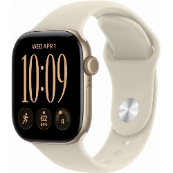 Умные часы Apple Watch Series 12 42 мм, GPS, Light Gold Aluminum, Sand Sport Band, M/L