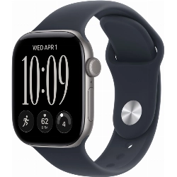 Умные часы Apple Watch Series 12 42 мм, GPS, Space Gray Aluminum, Navy Blue Sport Band, M/L