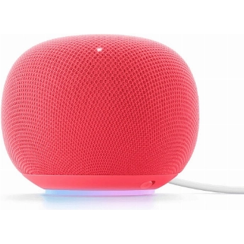 Умная колонка Google Home Speaker, Berry Coral, розовый