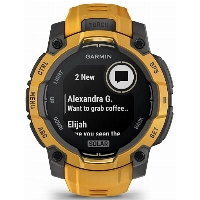 Умные часы Garmin Instinct 3, 45 мм, Solar, Sunburst, желтый
