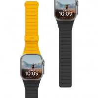 Pathfinder Strap Silicone (UAG) для Apple Watch 49/45/44/42 мм, Yellow/Black, желтый/черный