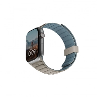 Pathfinder Strap Silicone (UAG) для Apple Watch 49/45/44/42 мм, Dune/Cloud Blue, бежевый/голубой