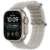 Умные часы Apple Watch Ultra 4 49 мм, Natural Titanium Translucent Gray Ocean Band