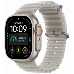 Умные часы Apple Watch Ultra 4 49 мм, Natural Titanium Translucent Gray Ocean Band