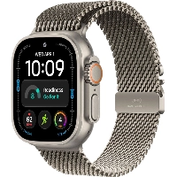 Умные часы Apple Watch Ultra 4 49 мм, Natural Titanium Natural Milanese Loop (L)