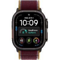 Умные часы Apple Watch Ultra 4 49 мм, Black Titanium Burgundy Trail Loop (M/L)