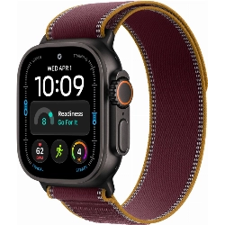 Умные часы Apple Watch Ultra 4 49 мм, Black Titanium Burgundy Trail Loop (M/L)