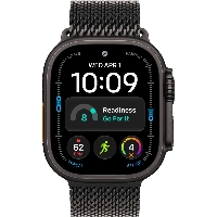 Умные часы Apple Watch Ultra 4 49 мм, Black Titanium Black Milanese Loop (M)