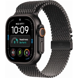 Умные часы Apple Watch Ultra 4 49 мм, Black Titanium Black Milanese Loop (L)