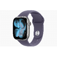 Apple Watch Series 11 42 мм, M/L 140-245 мм, Space Gray Aluminum Case, Purple Fog Sport Band