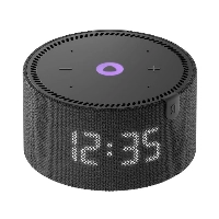 Умная колонка Яндекс Новая Станция Мини 2 (с часами), Black, черный