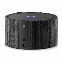Умная колонка Яндекс Новая Станция Мини 2 (с часами), Black, черный
