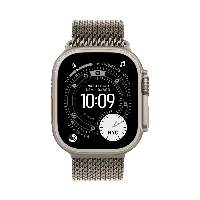 Apple Watch Ultra 3 49 мм, Natural Titanium Milanese Natural Loop M