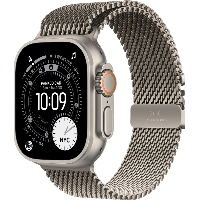 Apple Watch Ultra 3 49 мм, Natural Titanium Milanese Natural Loop M