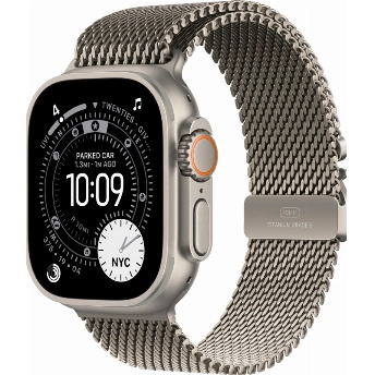 Умные часы Apple Watch Ultra 3 49 мм, Natural Titanium Milanese Natural Loop M
