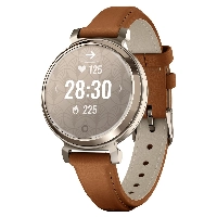 Смарт-часы Garmin Lily 2 Classic Cream Gold/ Tan, коричневый