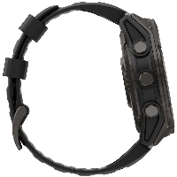 Умные часы Garmin Fenix 8 Pro, 47 мм, AMOLED Sapphire Carbon Gray DLC Titanium Black/Pebble Gray