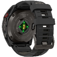 Умные часы Garmin Fenix 8 Pro, 47 мм, AMOLED Sapphire Carbon Gray DLC Titanium Black/Pebble Gray
