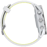 Умные часы Garmin Forerunner 970, Titanium Whitestone/Translucent Amp Yellow, белый/желтый