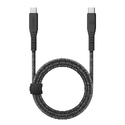 Кабель EnergEA Flow USB 2.0, USB-C to USB-C 480MBPS, 240W 1.5м, черный