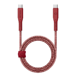 Кабель EnergEA Flow USB 2.0, USB-C to USB-C 480MBPS, 240W 1.5м, красный