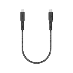 Кабель EnergEA Flow USB 3.2, USB-C to USB-C 20GBPS, 240W 0.3м, черный
