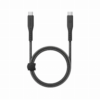Кабель EnergEA Flow USB 3.2, USB-C to USB-C 20GBPS, 240W 1м, черный