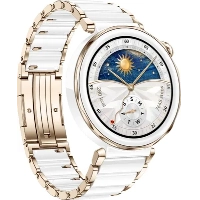 Смарт-часы Huawei Watch GT 5 Pro, 42 мм, Ceramic White, керамический белый