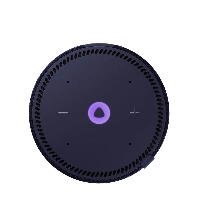 Умная колонка Яндекс Новая Станция Мини 2 (с часами), Blue, синий