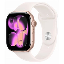 Умные часы Apple Watch Series 11 42 мм, M/L 140-245 мм, Rose Gold Aluminum Case, Light Blush Sport Band