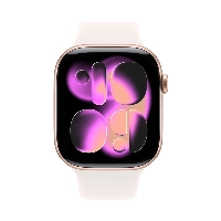 Умные часы Apple Watch Series 11 42 мм, M/L 140-245 мм, Rose Gold Aluminum Case, Light Blush Sport Band