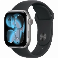 Умные часы Apple Watch Series 11 42 мм, S/M 130-200 мм, Space Gray Aluminum Case, Black Sport Band