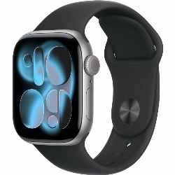 Умные часы Apple Watch Series 11 42 мм, M/L 140-245 мм, Space Gray Aluminum Case, Black Sport Band