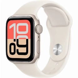 Умные часы Apple Watch Series SE 3 40 мм Starlight Aluminium Case, Starlight Sport Band, сияющая звезда - M/L