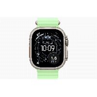 Умные часы Apple Watch Ultra 3 49 мм, Titanium Case with Ocean Band, Neon Green