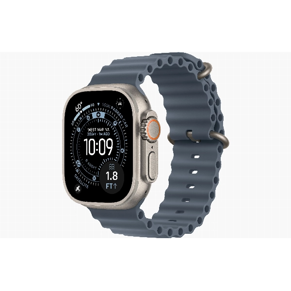 Умные часы Apple Watch Ultra 3 49 мм, Titanium Case with Ocean Band, Anchor Blue