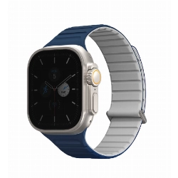 Ремешок Uniq REVIX EVO для Apple Watch 49/45/44/42 мм, Blue Chalk, синий/белый