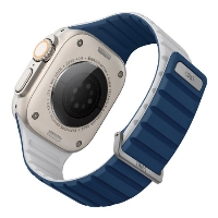 Ремешок Uniq REVIX EVO для Apple Watch 49/45/44/42 мм, Blue Chalk, синий/белый