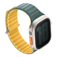 Ремешок Uniq REVIX EVO для Apple Watch 49/45/44/42 мм, Green Yellow, зеленый/желтый