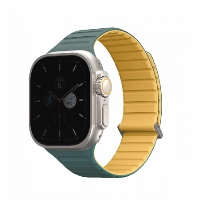 Ремешок Uniq REVIX EVO для Apple Watch 49/45/44/42 мм, Green Yellow, зеленый/желтый