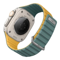 Ремешок Uniq REVIX EVO для Apple Watch 49/45/44/42 мм, Green Yellow, зеленый/желтый
