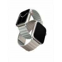 Ремешок Uniq Revix для Apple Watch 41/40/38 мм, Sage/Beige, зеленый/бежевый