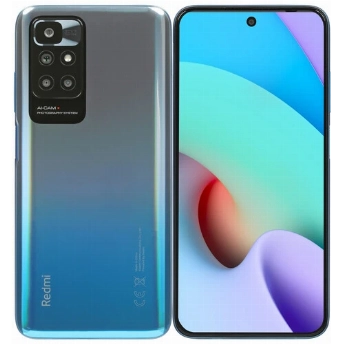 Смартфон Xiaomi Redmi 10 (2022), 4/64 ГБ, Blue, голубой