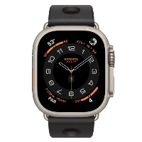 Apple Watch Hermes Ultra 3 49 мм, Natural Titanium Noir Scub’H Diving