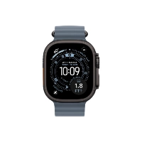 Apple Watch Ultra 3 49 мм, Black Titanium Case with Ocean Band, Anchor Blue