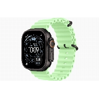 Apple Watch Ultra 3 49 мм, Black Titanium Case with Ocean Band, Neon Green