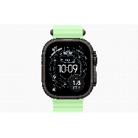Apple Watch Ultra 3 49 мм, Black Titanium Case with Ocean Band, Neon Green